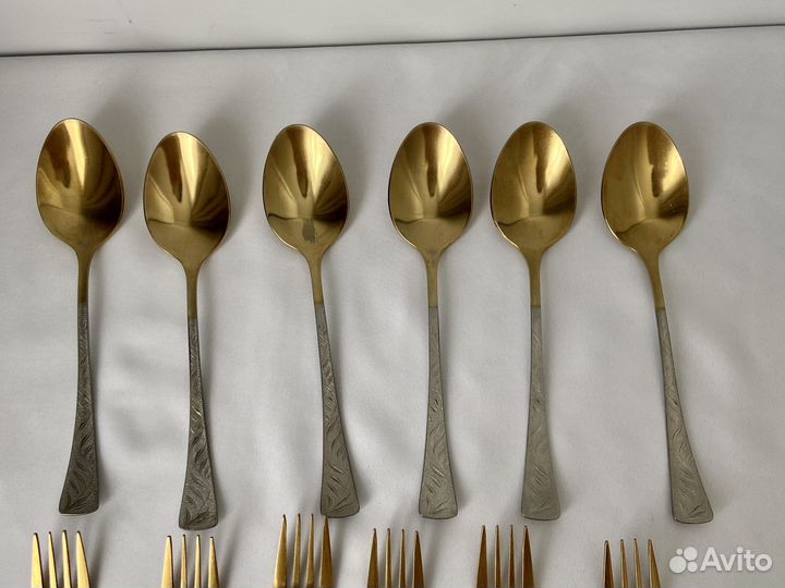 Столовые ложки и вилки СССР 12 шт нержавейка