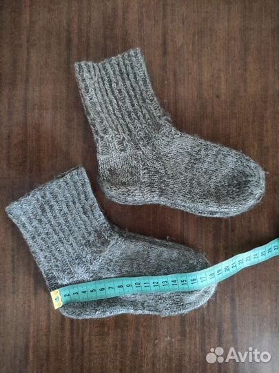 Шерстяные носки детские. 1 пара