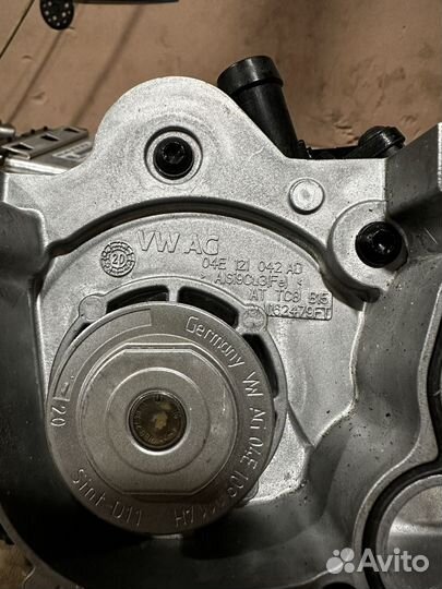 Корпус термостата с помпой Skoda