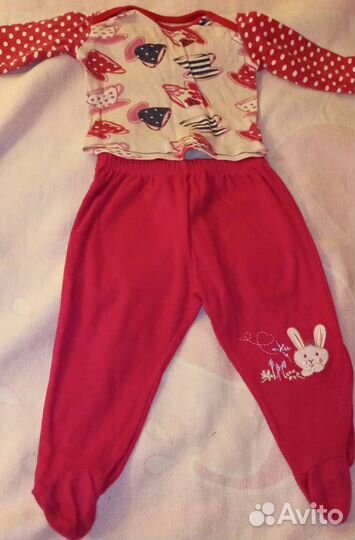 Детские вещи на девочку до года