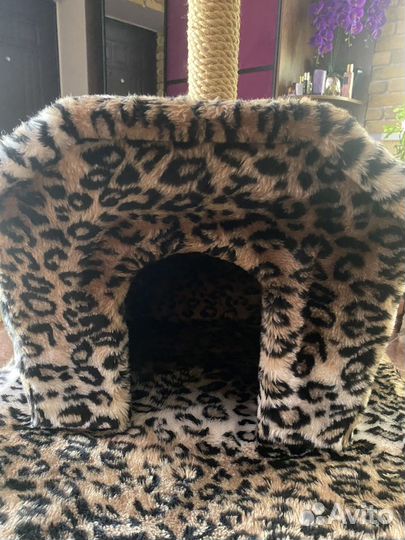 Домик для кошки с когтеточкой новый