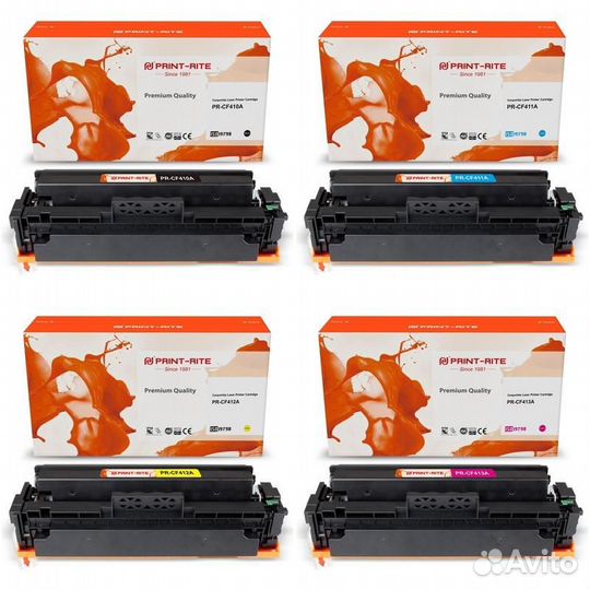 Картридж Print-Rite PR-CF412A-CF413A-CF411A-CF410A