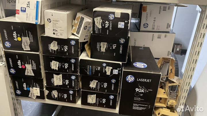 Пустые коробки оригинал HP,xerox