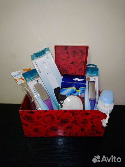 Щётки, пемза и мочалка (набор)