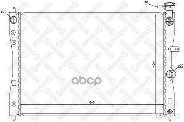 10-26695-SX радиатор системы охлаждения Mitsub