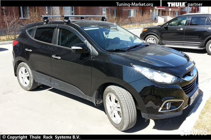 Багажник для Hyundai ix 35 с 2010г.- аэро