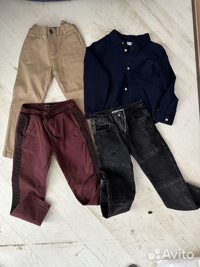 Zara рубашка джинсы