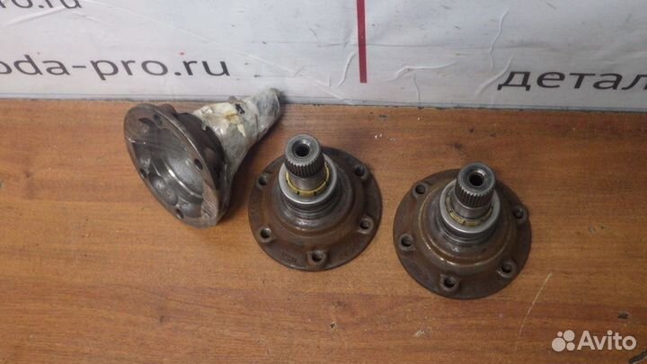 02A409355F 02A409343G вал МКПП с фланцем шкода