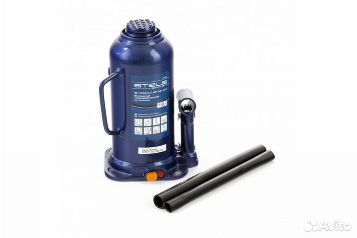 Гидравлический бутылочный домкрат 16 т Stels