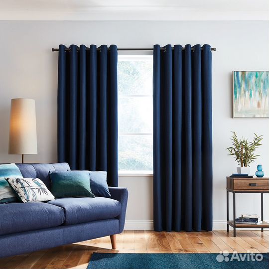 Шторы блэкаут на люверсах