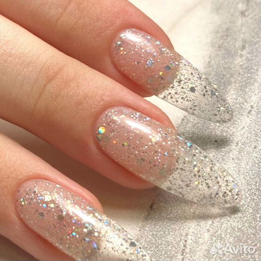 Маникюр + гель лак, педикюр, наращивание ногтей