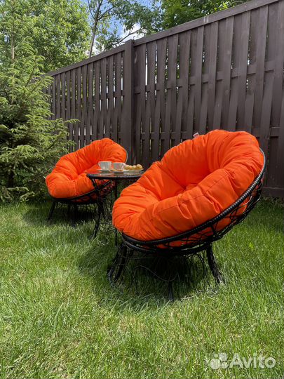 Садовая мебель из ротанга Папасан