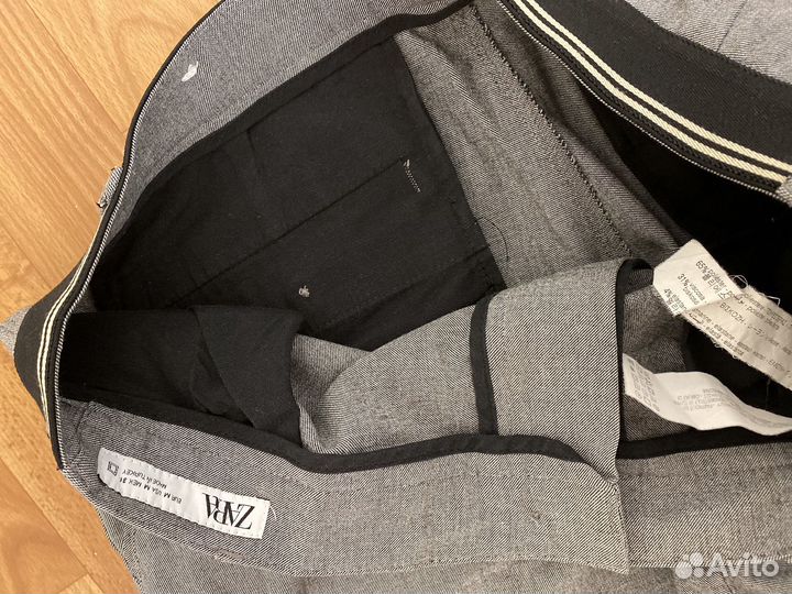 Брюки мужские классические zara