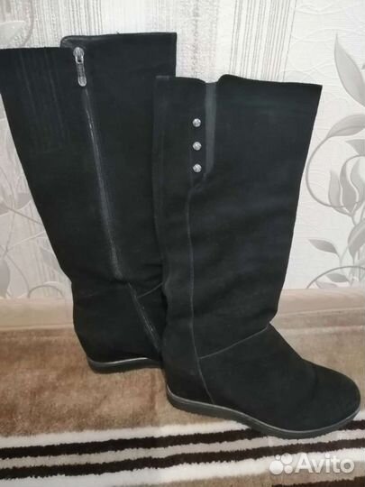 Ботильоны натуральная кожа на каблуке