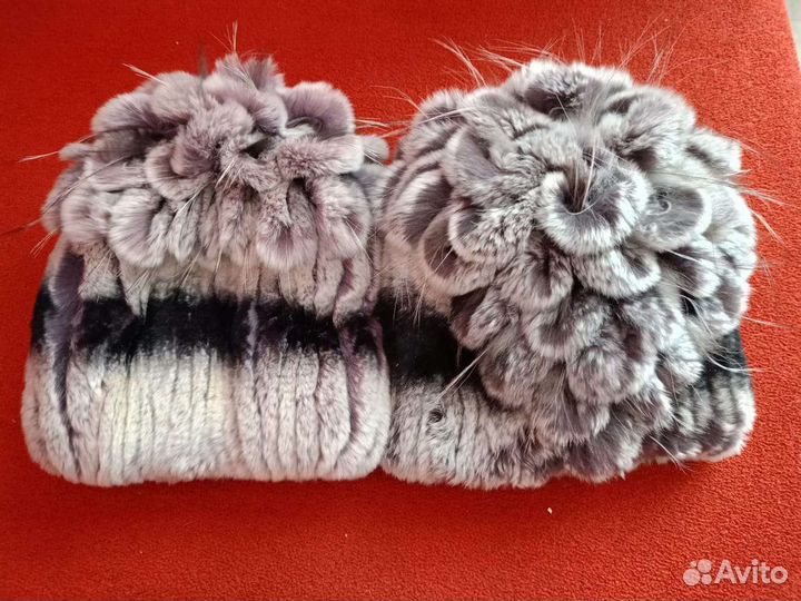 Шапка норковая женская