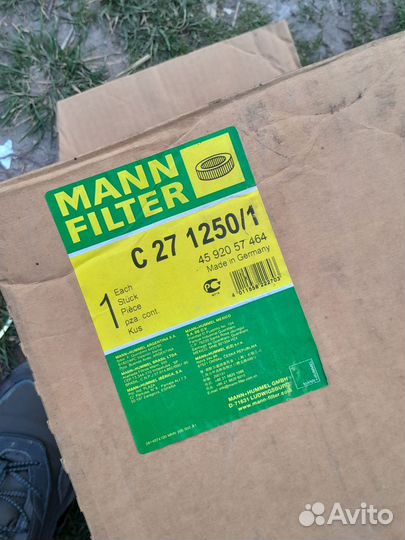 Фильтр воздушный mann-filter C 27 1251/1