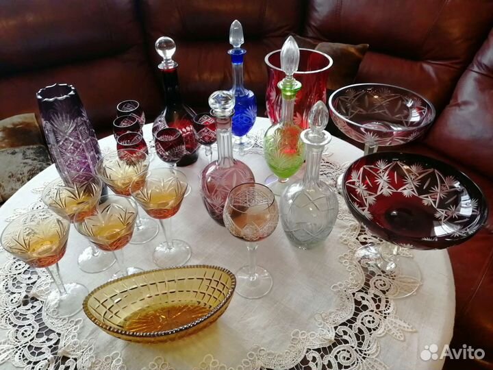 Цветной хрусталь СССР