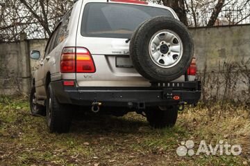 Задний силовой бампер OJ 03.121.02 (TLC100)