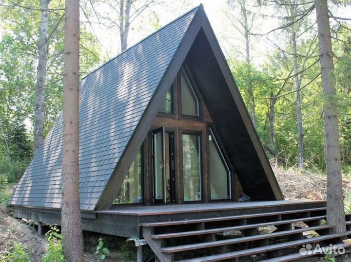Дом А-фрейм/ A-frame теугольный 