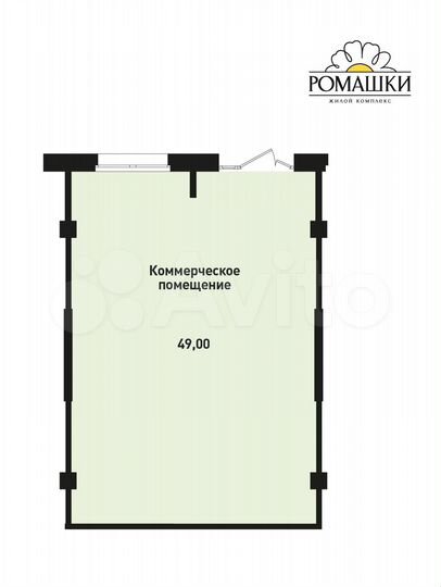 Свободного назначения, 49 м²