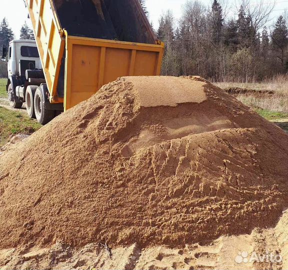 Песок для строительства