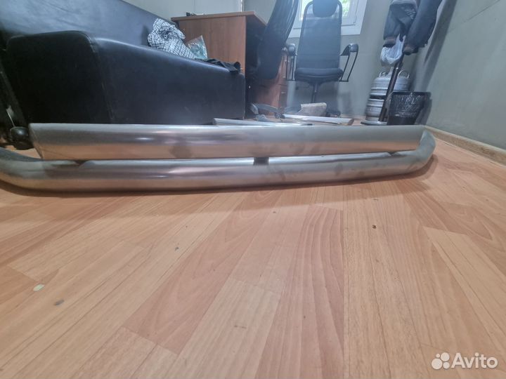 Защита переднего бампера toyota land cruiser 200