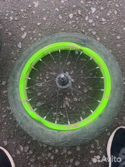 Колесо и рама