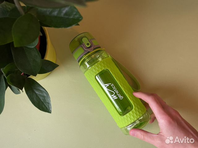 Бутылка для воды пластиковая 0,5 л