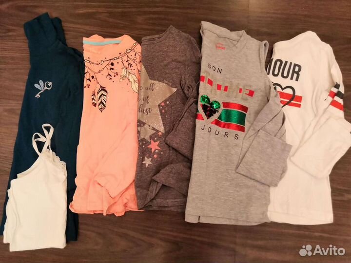 Продам пакет вещей на девочку 140