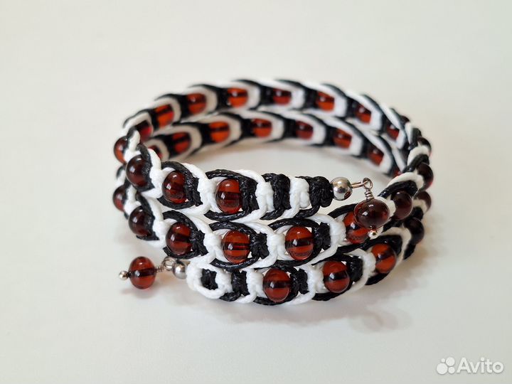 Браслет из натурального янтаря