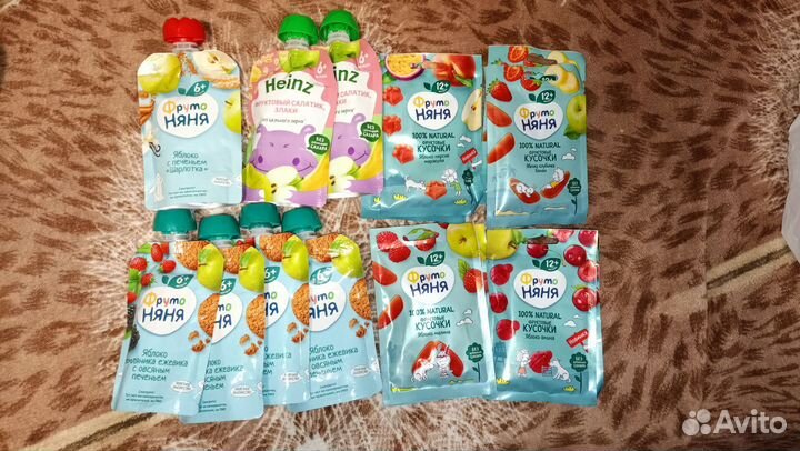 Детское пюре Heinz и фрутоняня