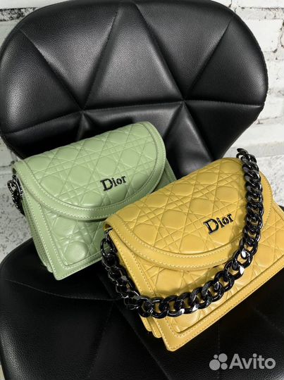 Сумка dior зеленая