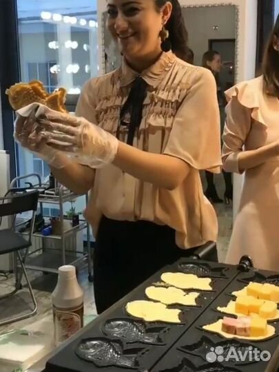 Вафельница японские рыбки с начинкой(Тайяки)