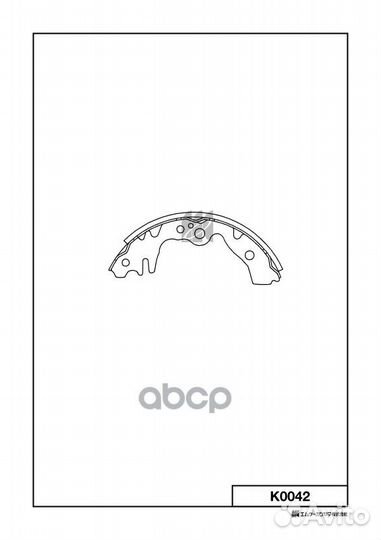 Колодки тормозные Toyota Passo/Move/Mira бараба