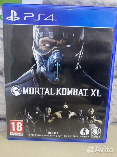 Диски на ps4 mortal kombat XL