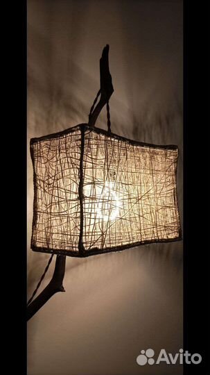 Торшер из дерева ручная работа