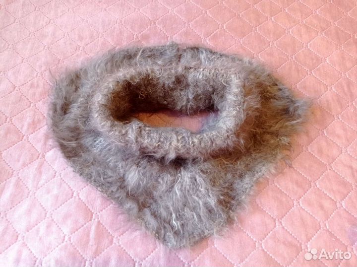 Манишка из пуха