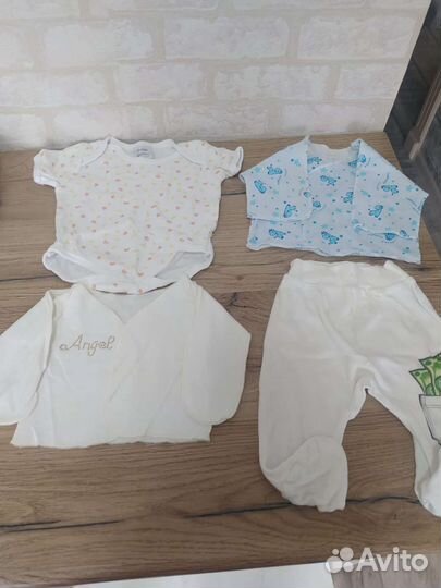 Детские вещи пакетом от 0 до года на мальчика