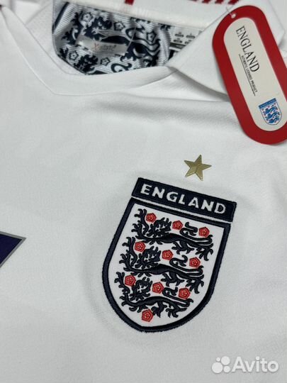 Ретро футболка Автограф Бекхэм Сборная Англии