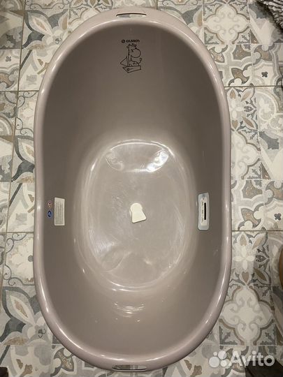 Ванночка для купания с термометром