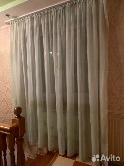 Шторы тюль двойная