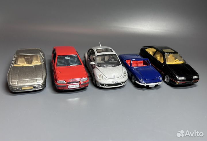 Модели автомобилей 1:43 porsche, vw, toyota