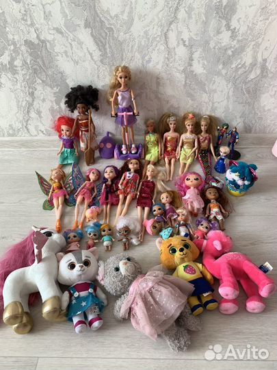 Куклы и мягкие игрушки пакетом
