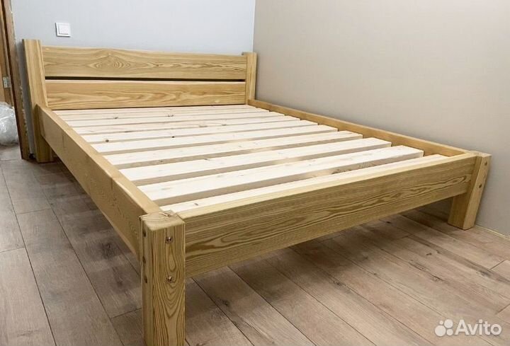 Кровать двухспальная 160 200 деревянная
