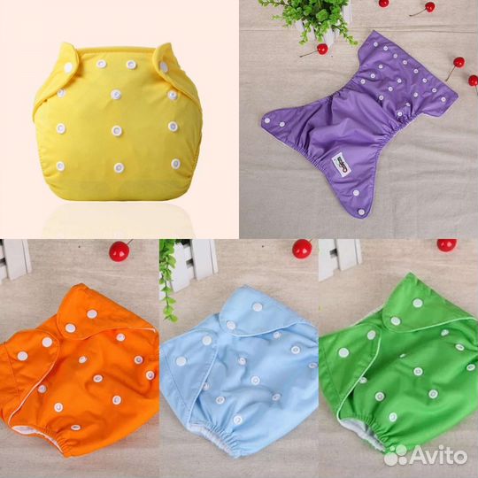 Многоразовые подгузники 0 - 15 кг