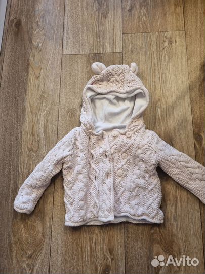 Теплая кофта mothercare 74