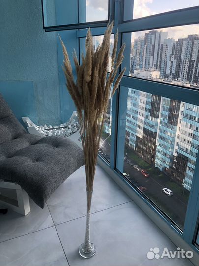 Букет из сухоцветов с вазой