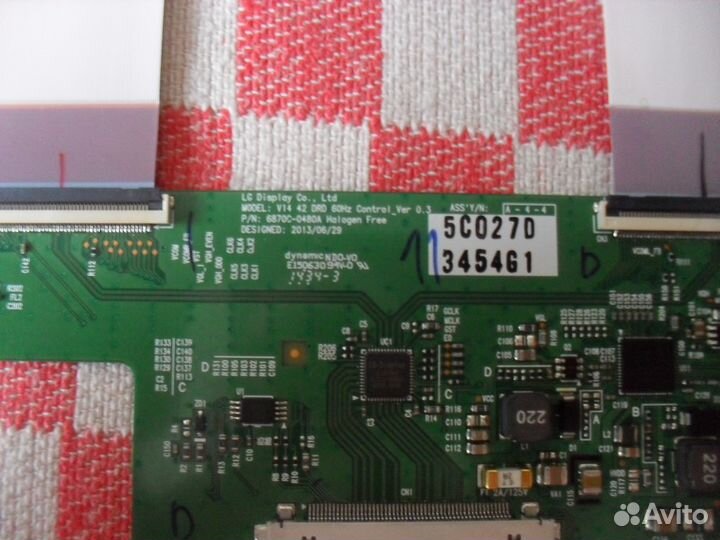 LG 42LB552V запчасти от битого тв