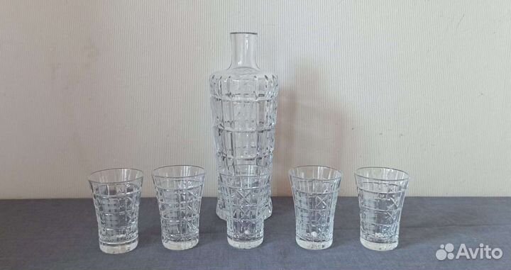 Графин со стопками хрусталь СССР