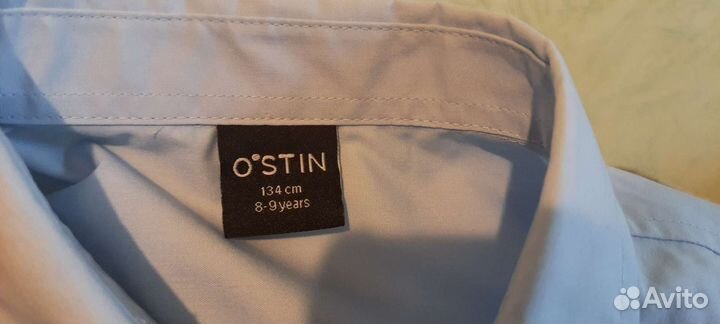 Рубашка голубая O'stin